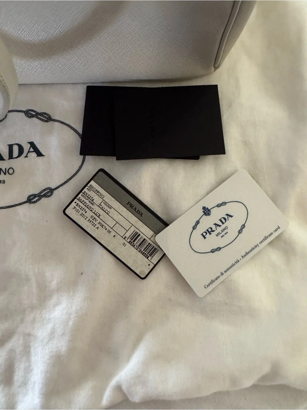 Prada one zippers